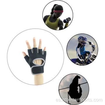 Guantes personalizados de entrenamiento a medias dedos anti -slip al aire libre